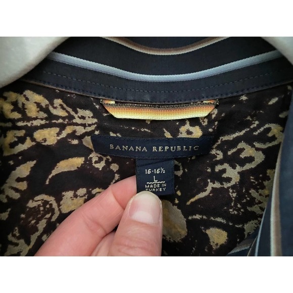 Banana Republic Button Down Shirt Men's 16-16.5 - Picture 6 of 6